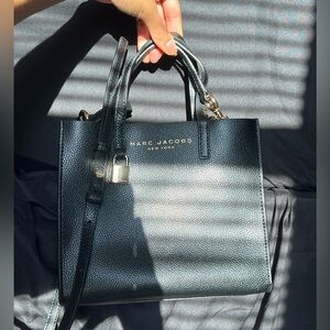 ‼️SOLD‼️MARC JACOBS MINI GRIND COATED LEATHER TOTE